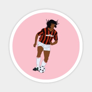 Ruud Gullit Milan 90s Minimalist Aesthetic Magnet